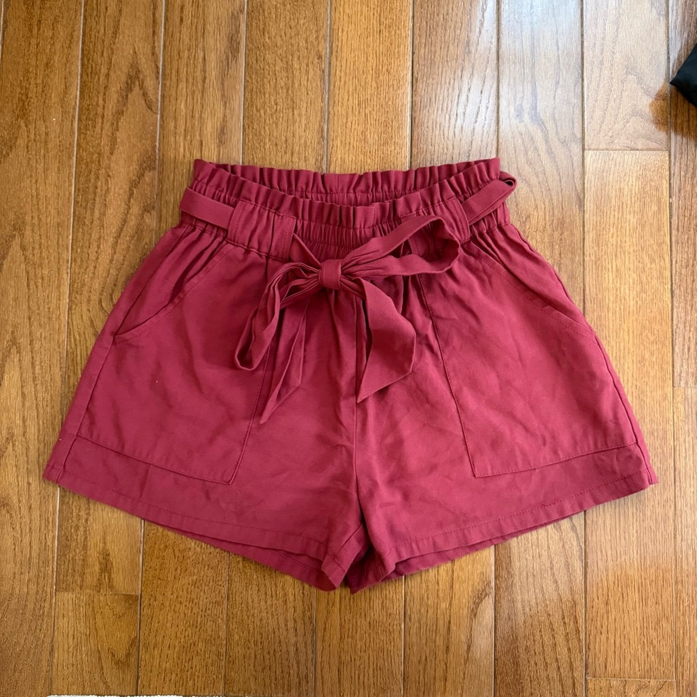 High Waist Bow Shorts
